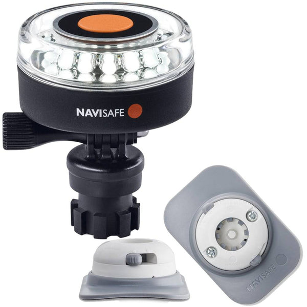 Navisafe Navilight 360 2NM White w/Navimount Base RIB Mount - White - Navigation Lights