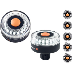 Navisafe Navilight All-White 5 Mode 360 2NM w/RAILBLAZA Base - Navigation Lights