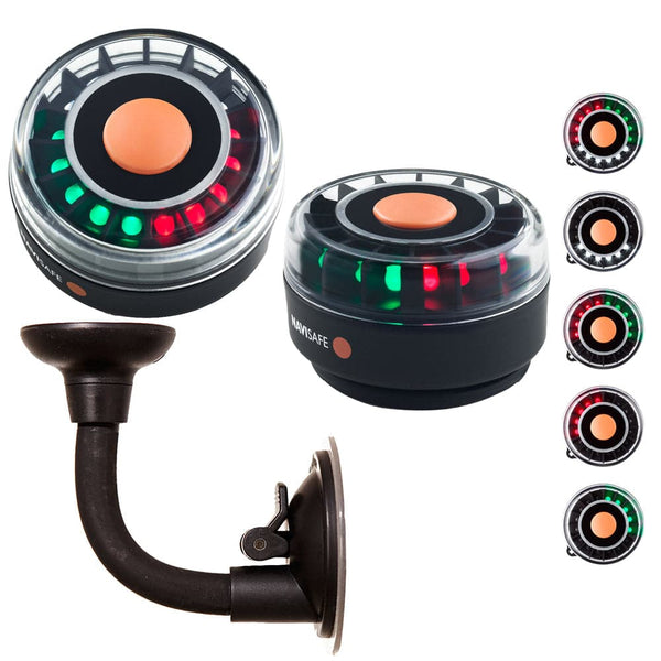 Navisafe Portable Navilight 2NM - TriColor w/Bendable Suction Cup Mount - Navigation Lights