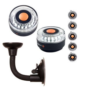 Navisafe Portable Navilight 360 2NM - White w/Bendable Suction Cup Mount - Navigation Lights
