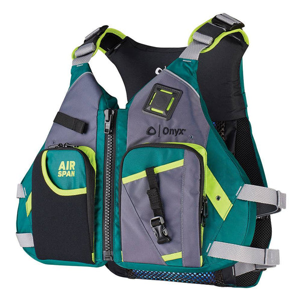 Onyx Airspan Angler Life Jacket - XL/2X - Green - Life Vests