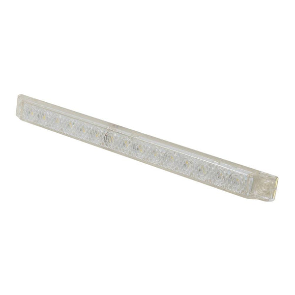 Scandvik 8’’ LED Light Strip - White w/Gasket - 12V - Accessories