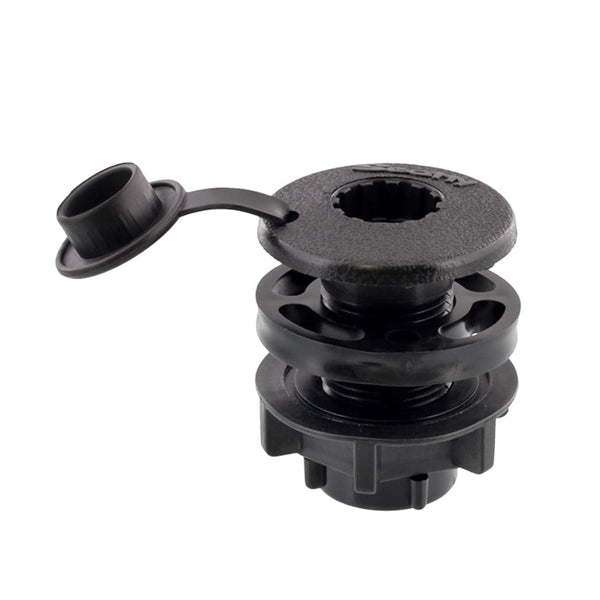 Scotty Compact Threaded Round Deck Mount - Rod Holders