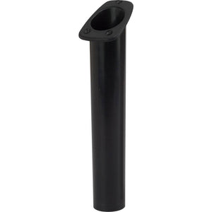 Sea-Dog Narrow Gunnel Flush Mount Rod Holder - Black - Rod Holders