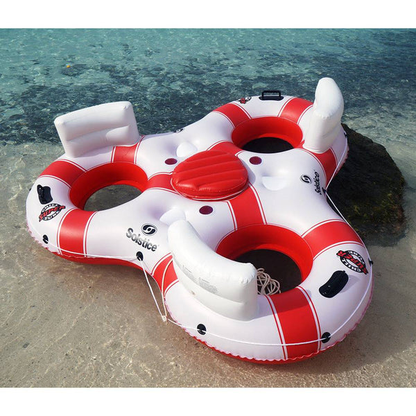 Solstice Watersports Super Chill 3-Person River Tube w/Cooler - Floats