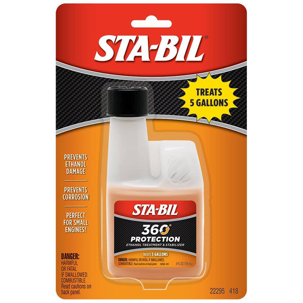 STA-BIL 360 Protection Ethanol Treatment - Small Engine - 4oz - Cleaning