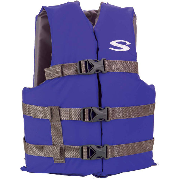 Stearns Youth Classic Vest Life Jacket - 50-90lbs - Blue/Grey - Life Vests