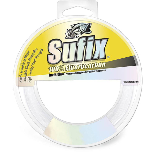 Sufix 100% Fluorocarbon Invisiline Leader - 50lb - 110yds - Lines & Leaders