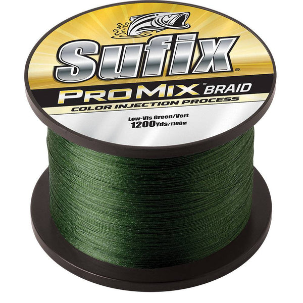 Sufix ProMix Braid - 40lb - Low-Vis Green - 1200 yds - Lines & Leaders
