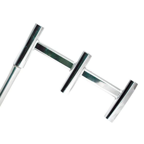 Tigress Offset Triple Aluminum Rod Holder - Straight Butt - Rod Holders