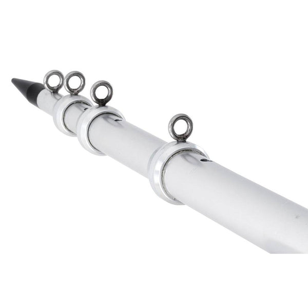 Tigress XD Telescoping Aluminum Outrigger Poles - 18 - 1-1/2’’ OD - Silver - Outriggers