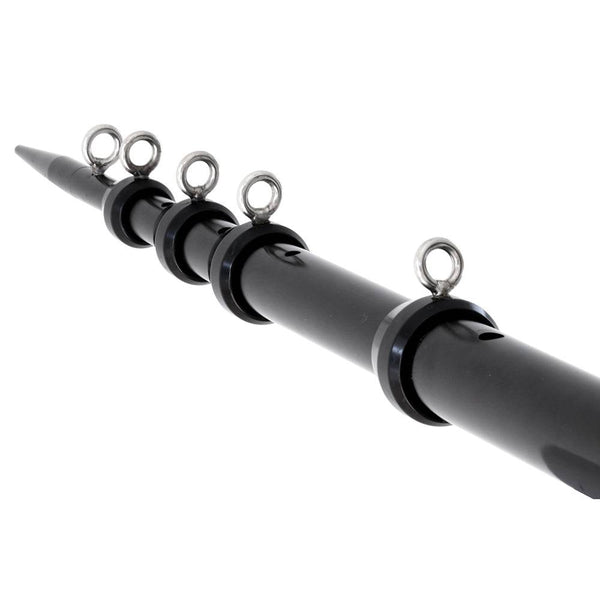 Tigress XD Telescoping Aluminum Outrigger Poles - 18 - 1-1/2’’ OD - Black - Outriggers