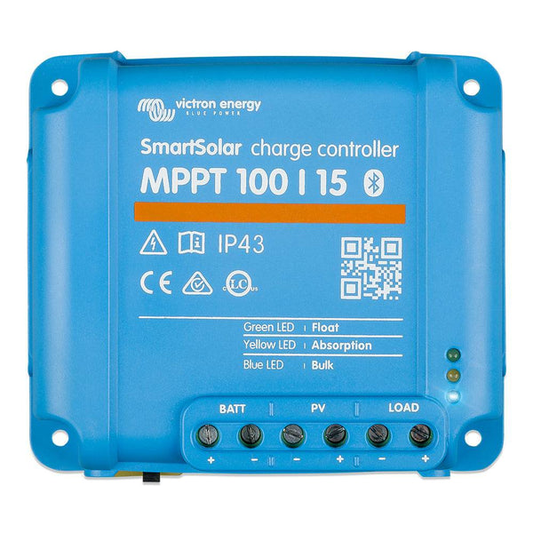 Victron SmartSolar MPPT Charge Controller - 100V - 15AMP - UL Approved - Battery Chargers